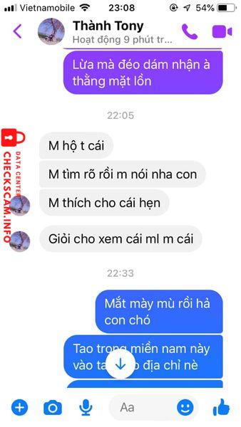 Evidence against Luong Van Thanh
