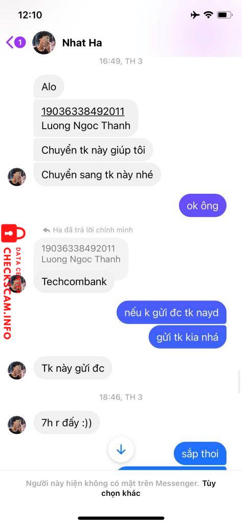 Evidence against Luong Ngoc Thanh