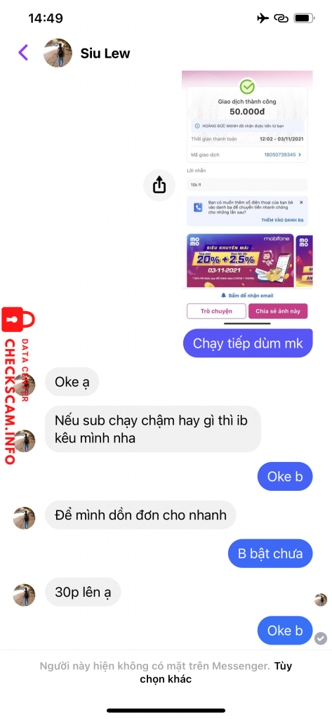 Evidence against Hoàng Đức Mạnh