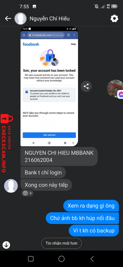 Evidence against Nguyễn Chí Hiếu