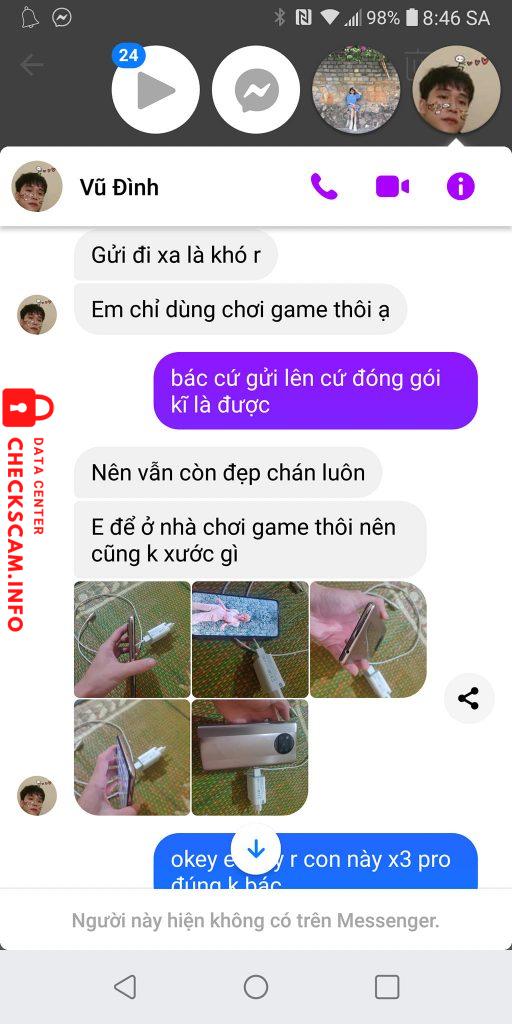 Evidence against Vũ Đình Hân