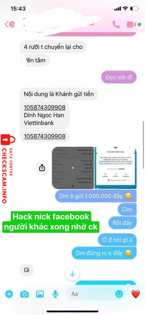 Evidence against Dinh Ngoc Han