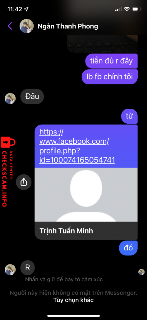 Evidence against Ngan Thanh Phong