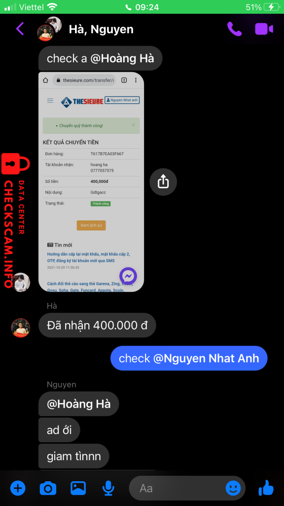 Evidence against Hoàng Hà