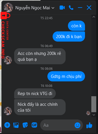 Evidence against Vu Truong Giang