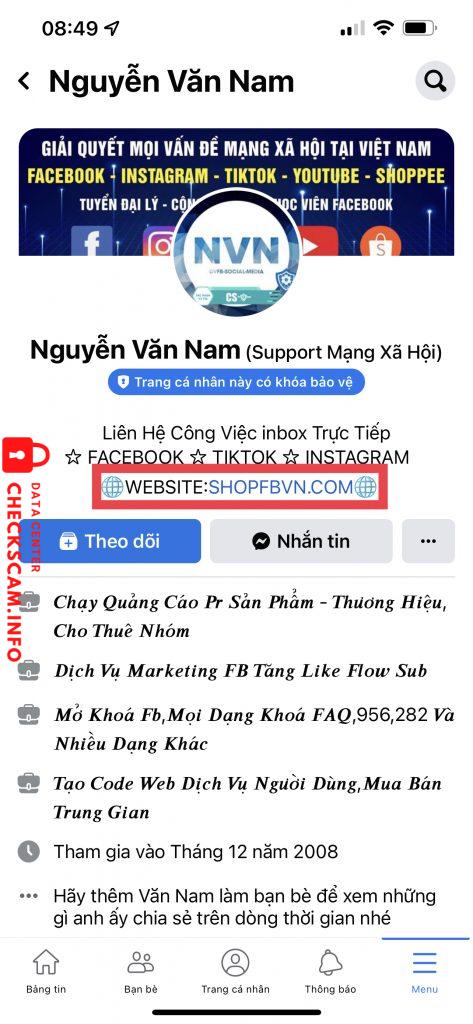 Evidence against Nguyễn Văn Nam