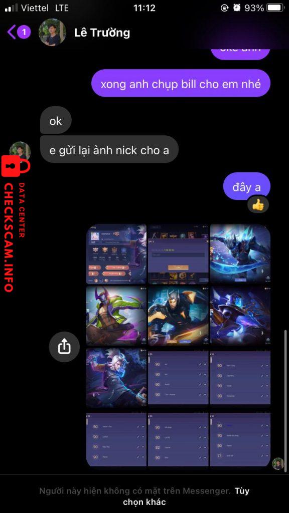 Evidence against Lê Trường