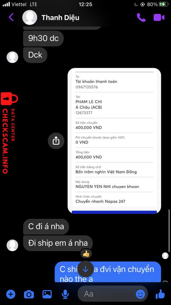 Evidence against Pham Le Chi