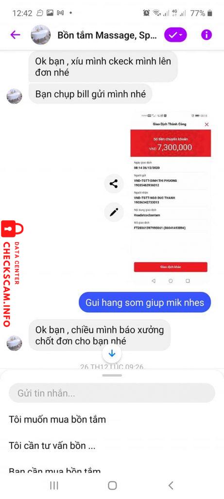 Evidência contra Ngo Duc Thanh