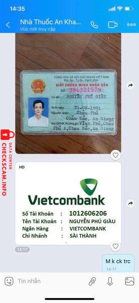 Evidencia contra Nguyễn Phú Giàu