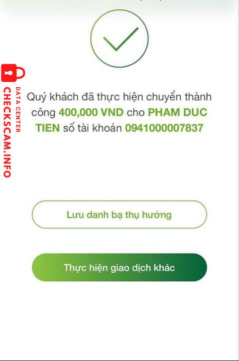 Αποδεικτικά στοιχεία κατά Pham Duc Tien