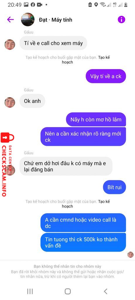 หลักฐานที่เป็นโทษต่อ Dinh Cao Phong