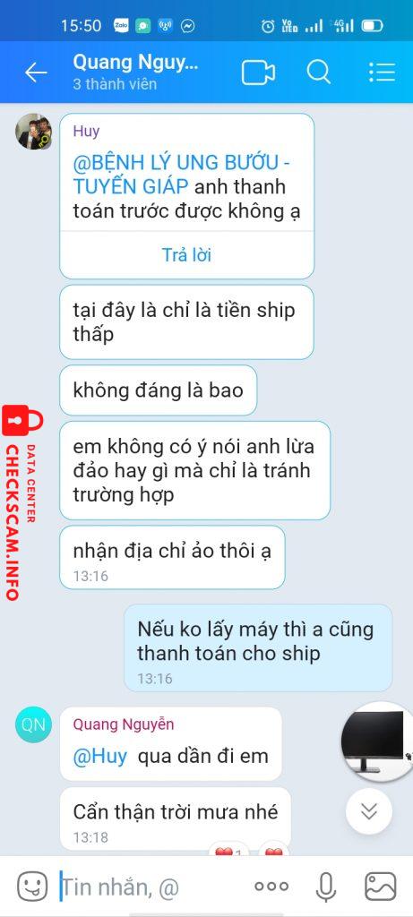 Αποδεικτικά στοιχεία κατά Trương Gia Huy