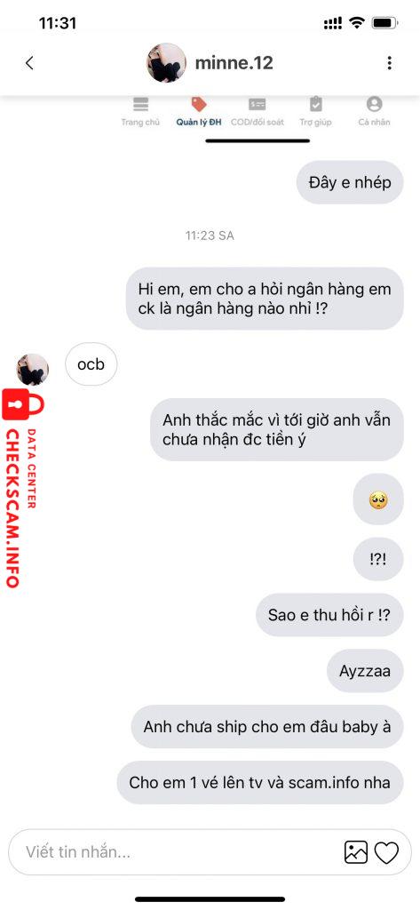 Αποδεικτικά στοιχεία κατά Mẫn Nhi