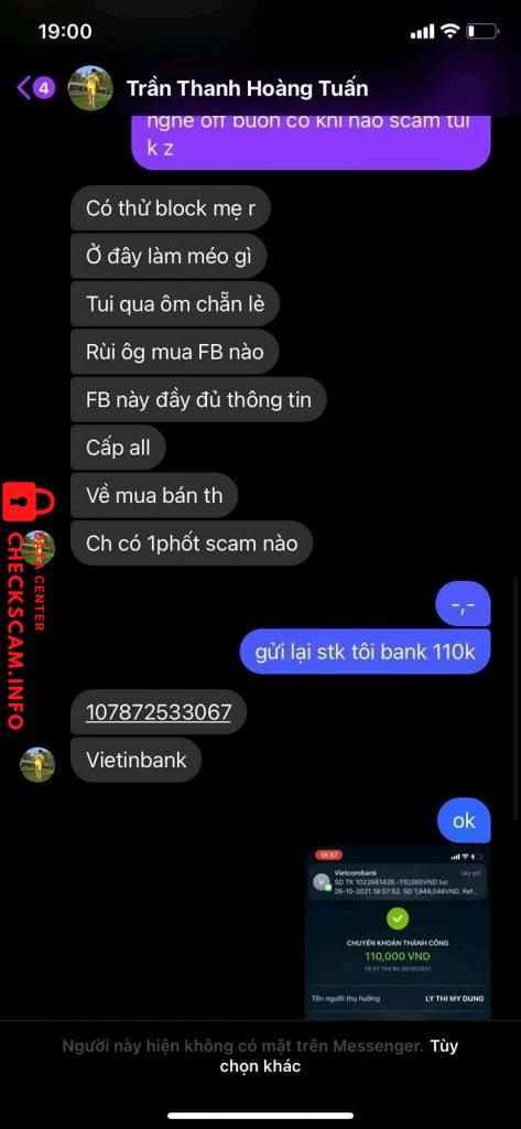 Evidence against Ly Thi My Dung