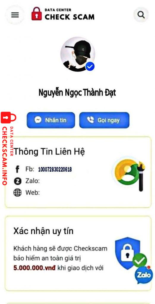 Evidence against Nguyễn Ngọc Thành Đạt