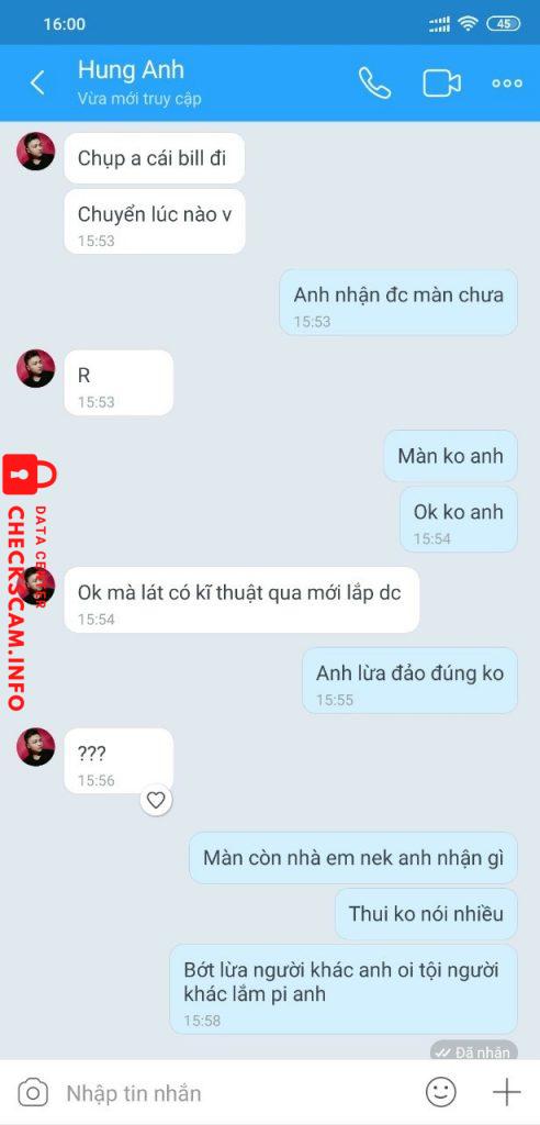 Evidence against Luong Thi Ngoc Yen