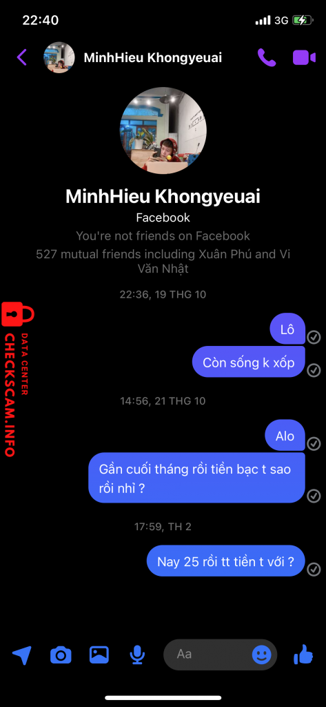 Bukti melawan Phạm Minh Hiếu