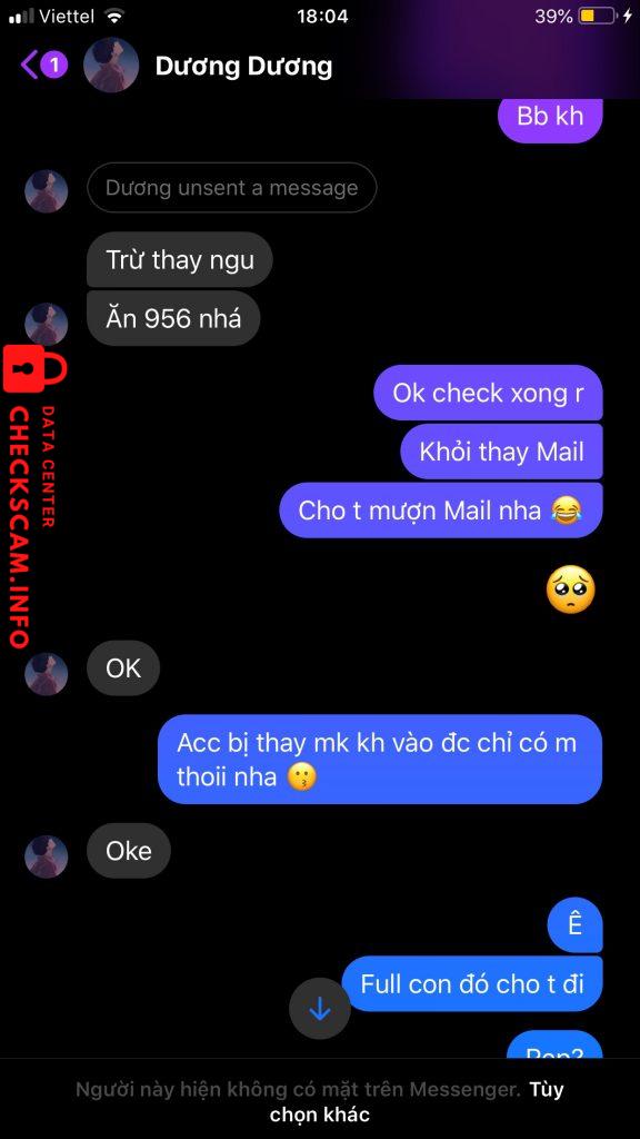 Evidencia contra Hoàng Tuấn Dương