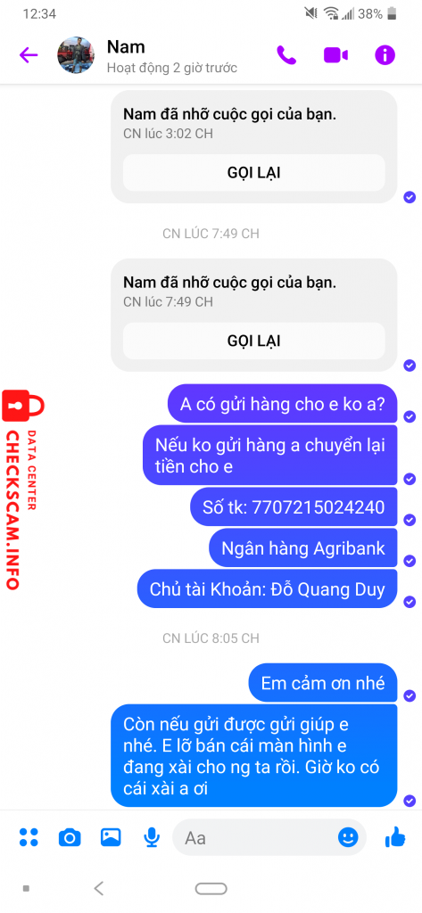 Evidência contra Dương Hạo Nam