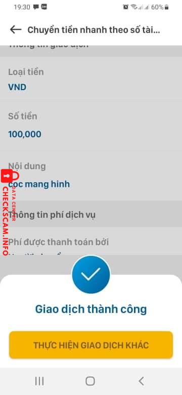 Evidência contra Duong Hao Nam