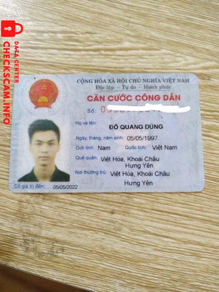 Evidence against Đỗ Quang Dũng