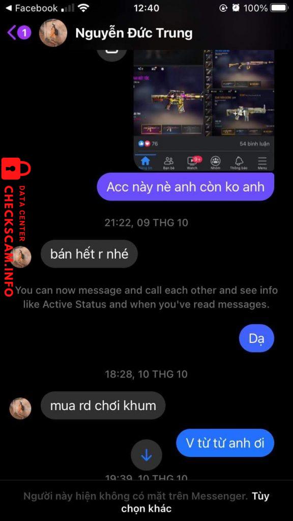 Evidence against Nguyen Duc Trung