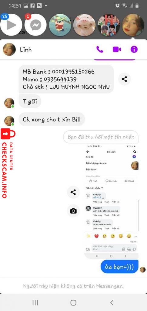 Evidence against Luu Huynh Ngoc Nhu