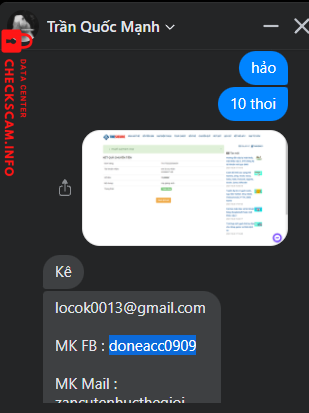 Evidence against Trần Quốc Mạnh