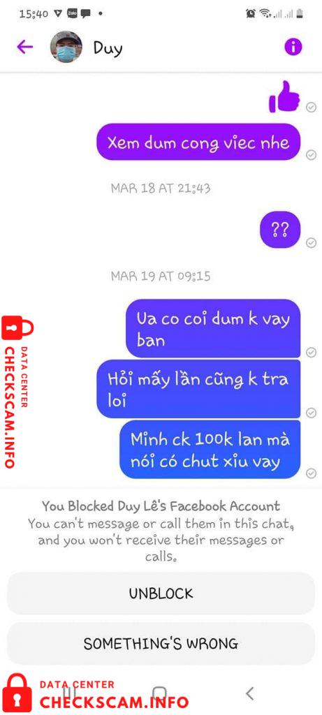 Evidence against Lê Anh Duy