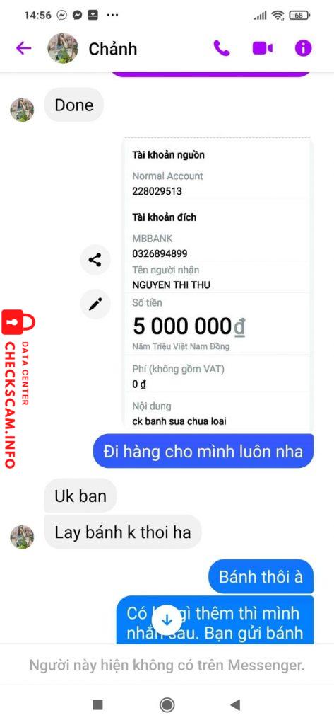 Αποδεικτικά στοιχεία κατά Nguyen Thi Thu