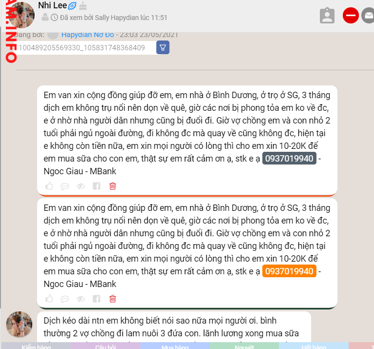 Evidência contra Ngoc Giau