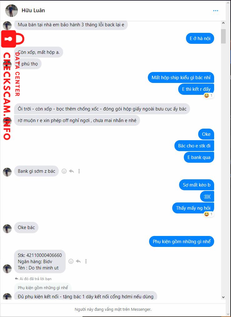 Αποδεικτικά στοιχεία κατά Do Thi Minh Ut