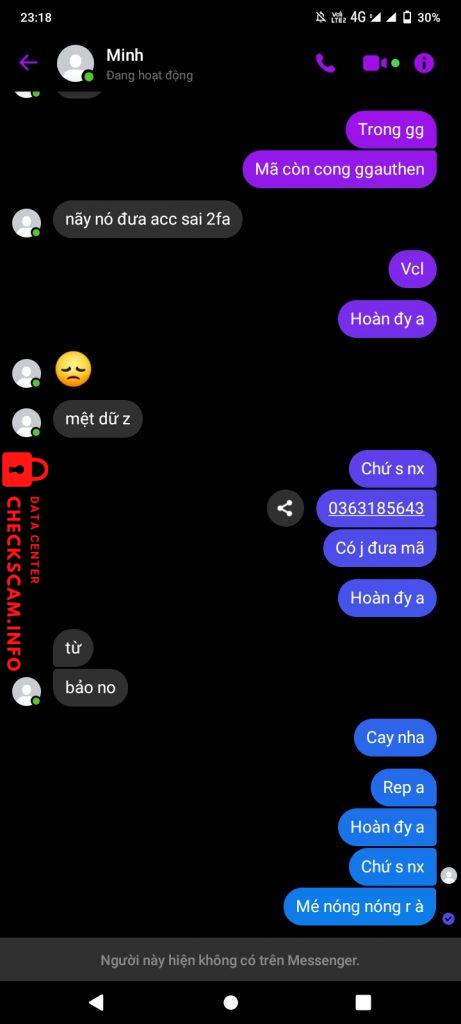 Αποδεικτικά στοιχεία κατά Nguyễn Văn Minh
