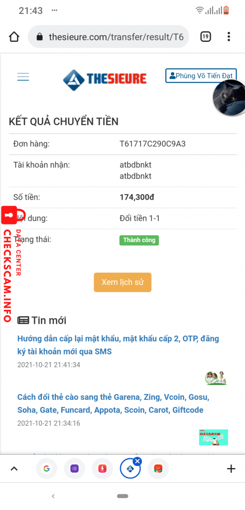 Αποδεικτικά στοιχεία κατά Nguyễn Trường Thành