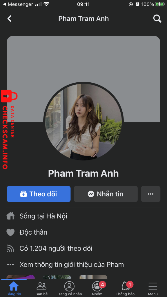 Evidência contra Pham Tram Anh