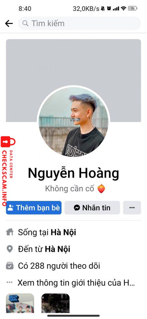 Evidência contra Nguyễn Hữu Hoàng