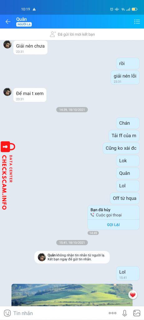 Evidência contra Bùi Thế Quân
