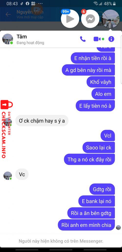 Evidência contra Nguyen Thi Nhung