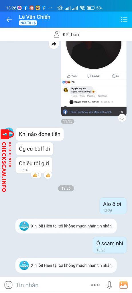 Αποδεικτικά στοιχεία κατά Lê Văn Chiến