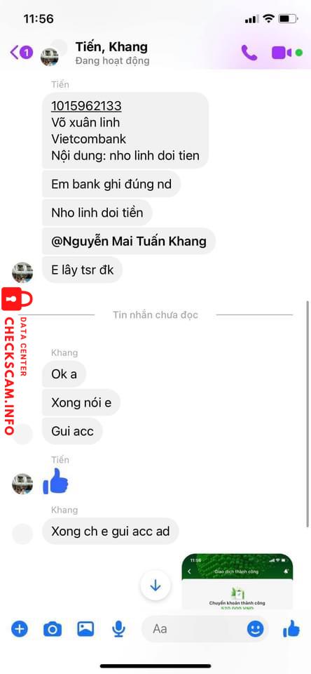 Αποδεικτικά στοιχεία κατά Võ Xuân Linh
