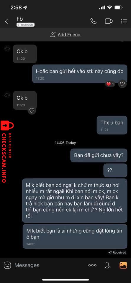 Αποδεικτικά στοιχεία κατά Pham Minh Hieu