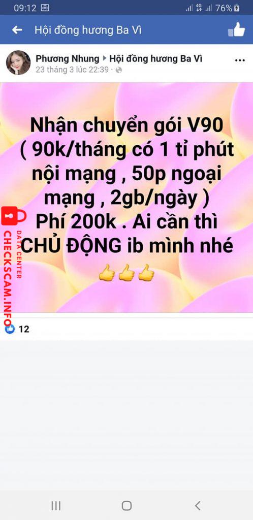 Αποδεικτικά στοιχεία κατά Ha Phuong Nhung