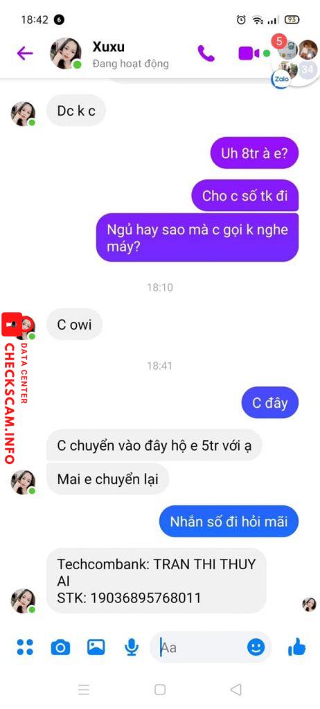 Αποδεικτικά στοιχεία κατά Tran Thi Thuy Ai