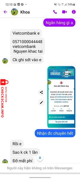 Αποδεικτικά στοιχεία κατά Nguyen Khac Tai