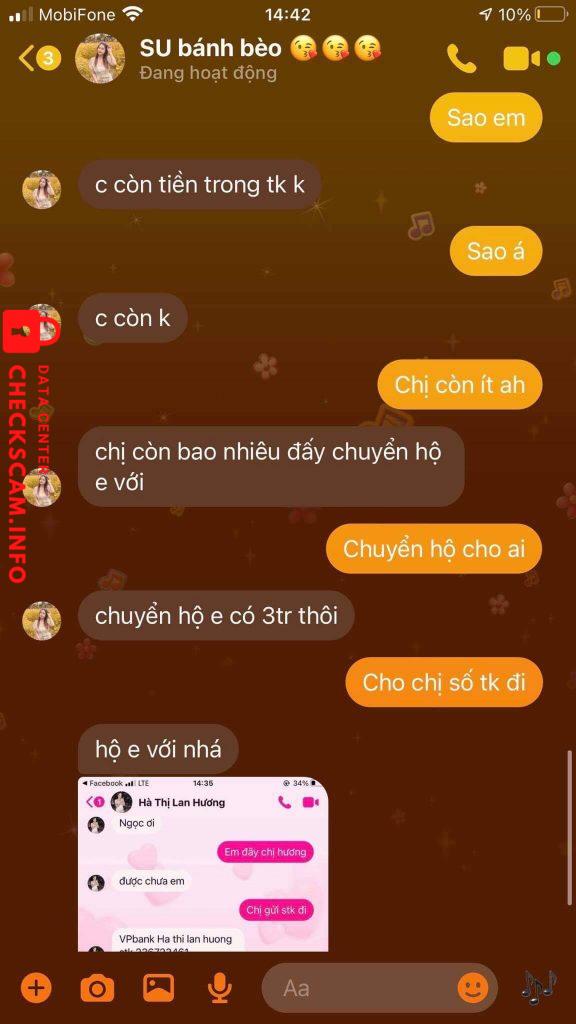 Αποδεικτικά στοιχεία κατά Hà Thị Lan Hương