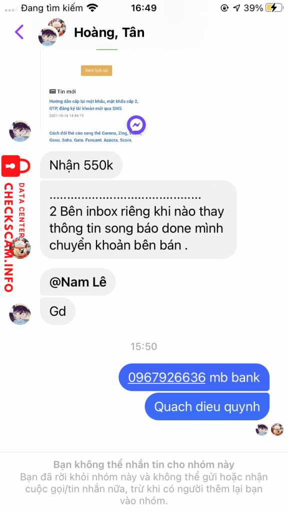 Evidencia contra Tú Hoàng