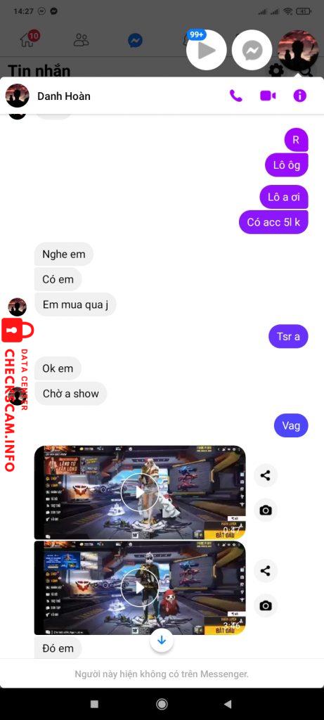 Evidencia contra Danh Hoàn