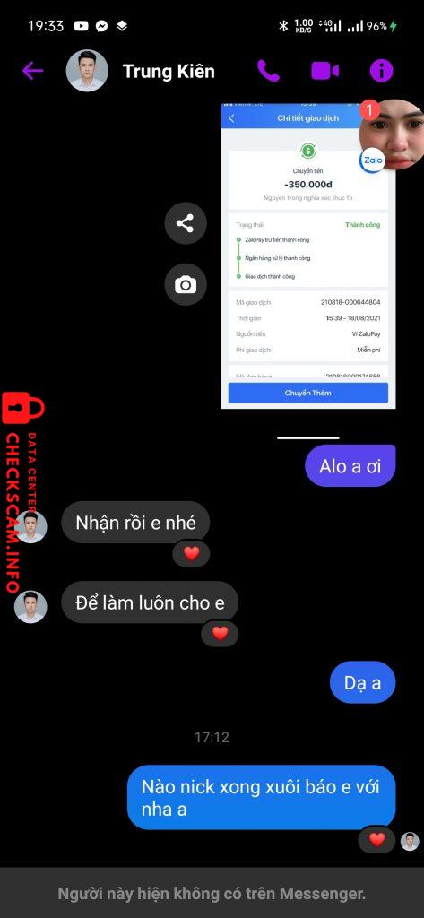 Evidence against Le Trung Kien