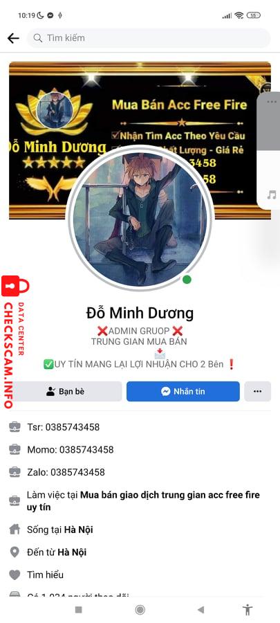 Evidence against Đỗ Minh Dương